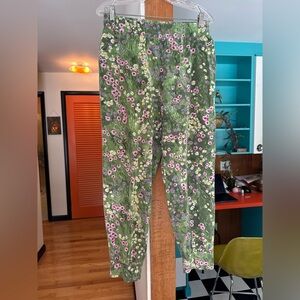 Nooworks Meadow Floral Green Joggers